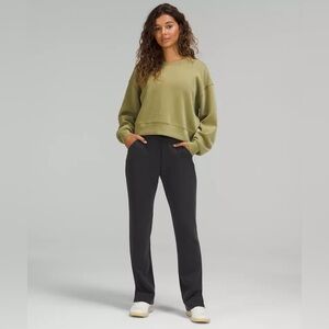 Lululemon Brushed split hem high rise pant